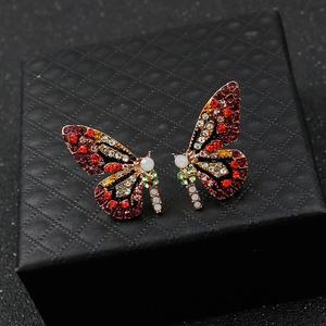 Boucles d'Oreilles Papillon Édition Limitée avec Incrustation Zirconia