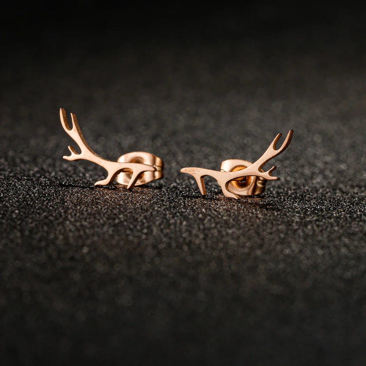 Boucles d'oreilles Fines Bois de Cerf