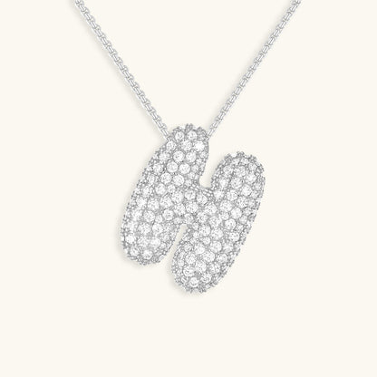 Collier initiale avec bulles Hailey