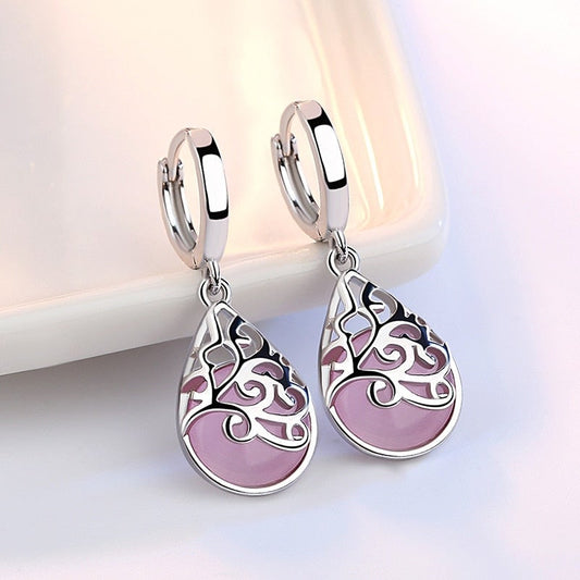 Boucles d'Oreilles Arbre de Vie en Argent 925