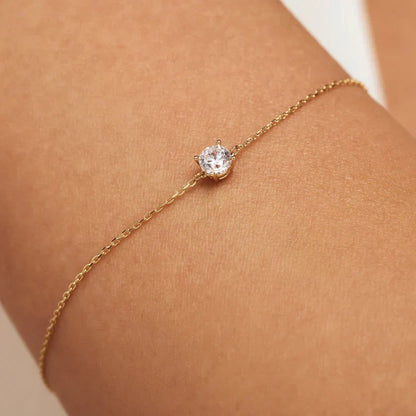Bracelet à Pierre Cléa | Or Blanc