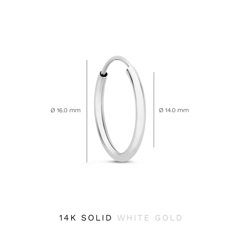 Boucles d'oreilles Noemie Sorel | Or Blanc