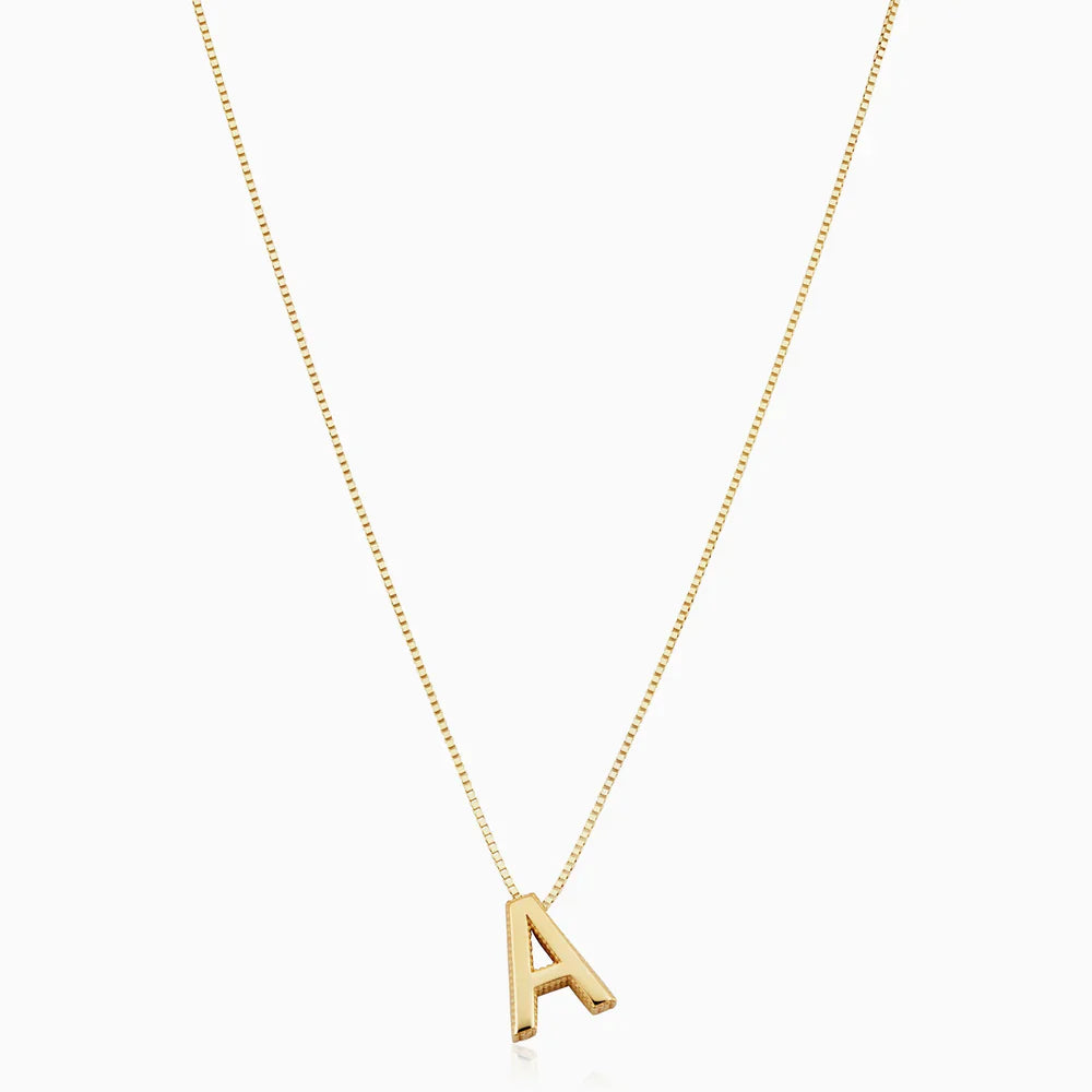 Collier Initial Lettre d'Amour | Or