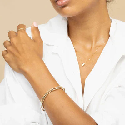 Collier Initial Lettre d'Amour | Or