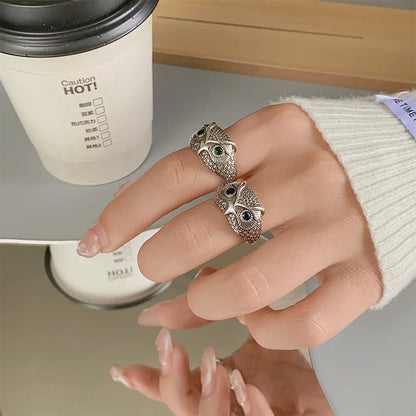 Bague Hibou Argent Sterling