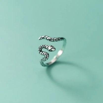 Bague Serpent Argent Sterling