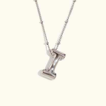Collier personnalisé initiale avec bulles