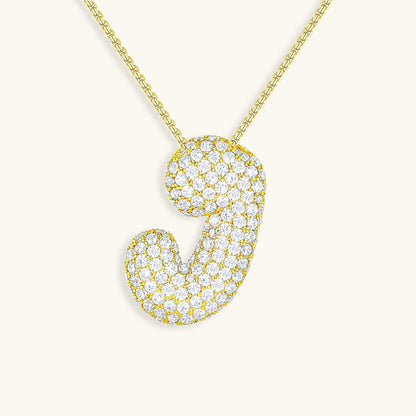 Collier initiale avec bulles Hailey