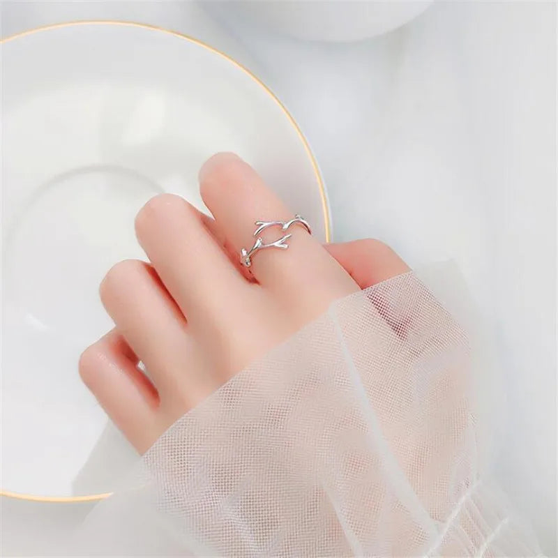 Bague Branche Argent Sterling