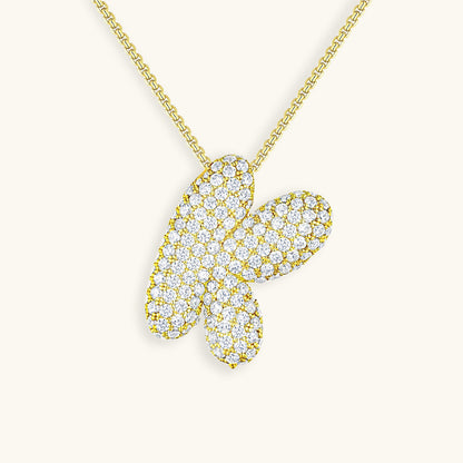 Collier initiale avec bulles Hailey