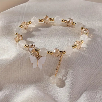 Bracelet Extensible Papillon Perles Magnifiques
