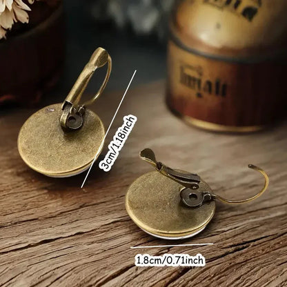 Boucles d'oreilles Dôme de Verre Animal Fantaisiste