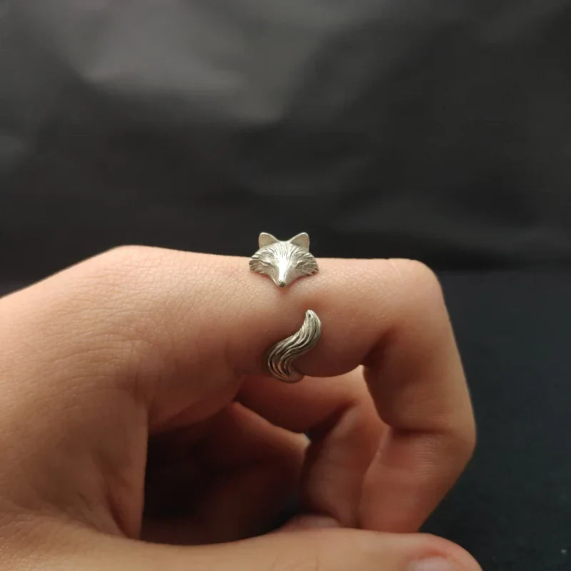 Bague Renard Argent pour Femme