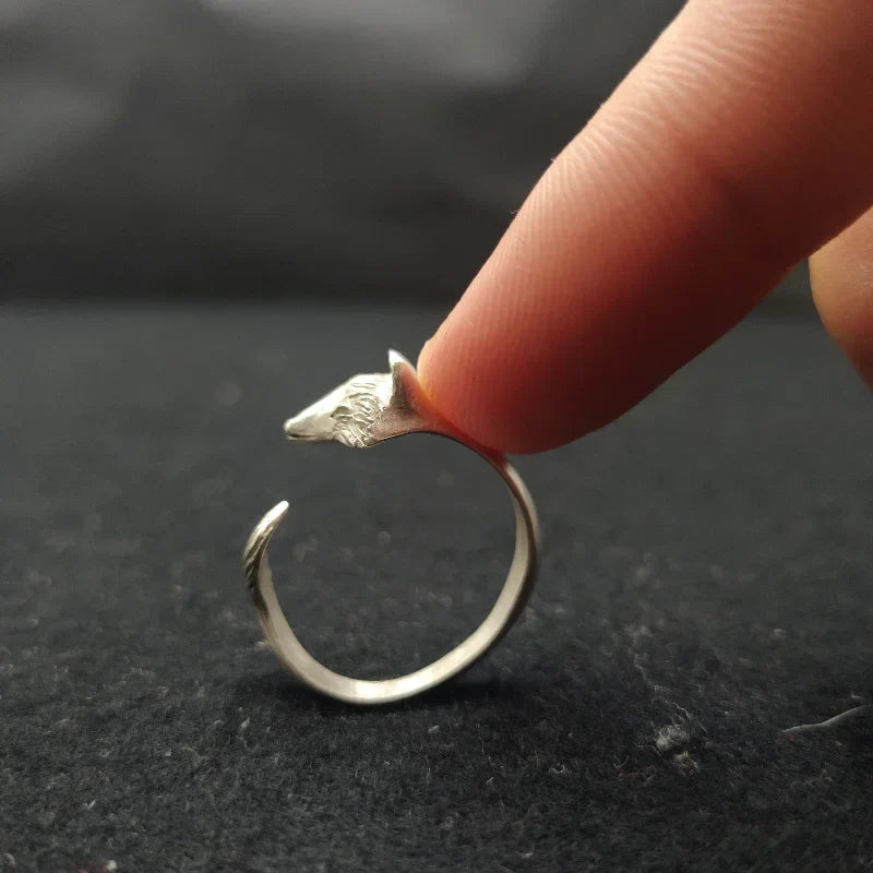 Bague Renard Argent pour Femme