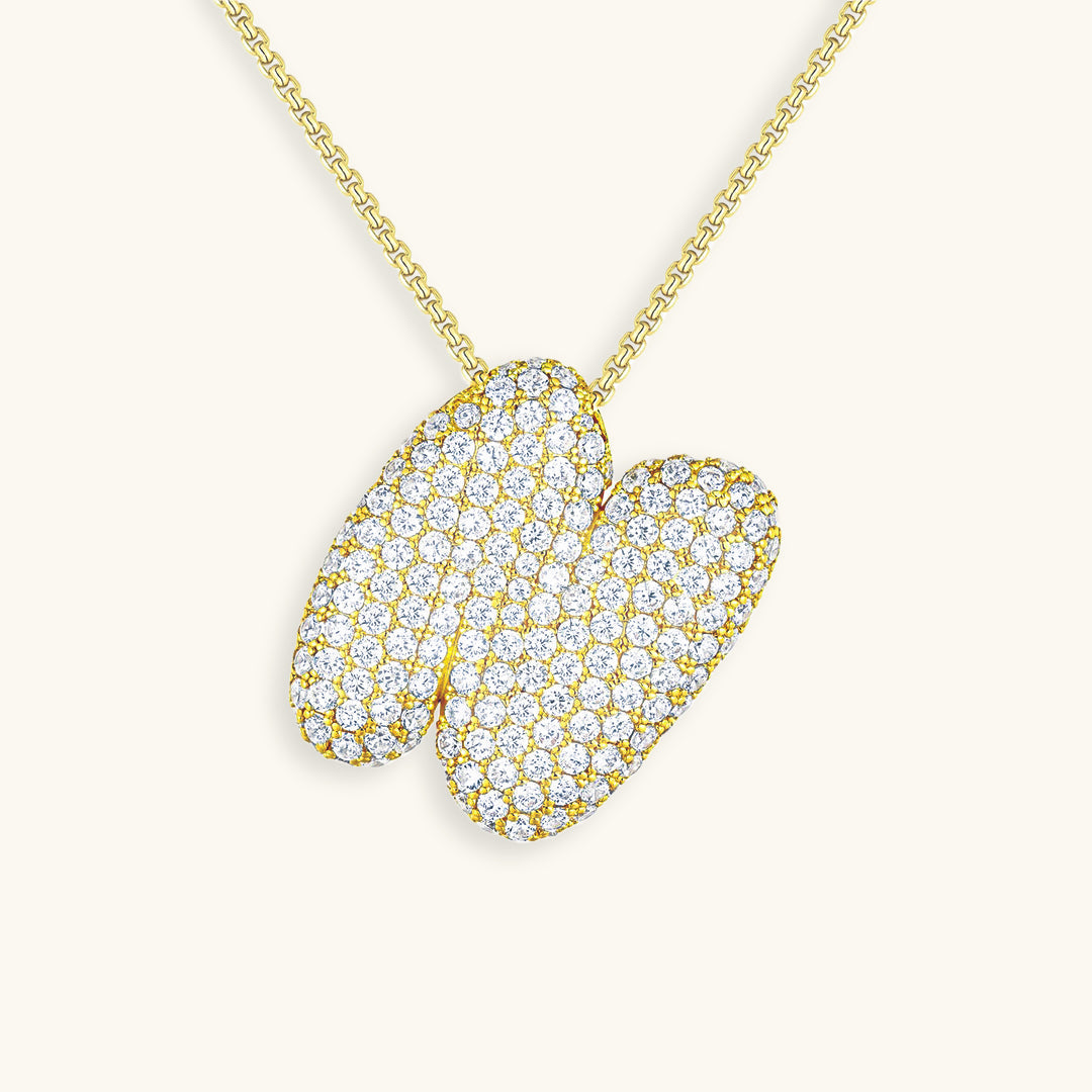Collier initiale avec bulles Hailey
