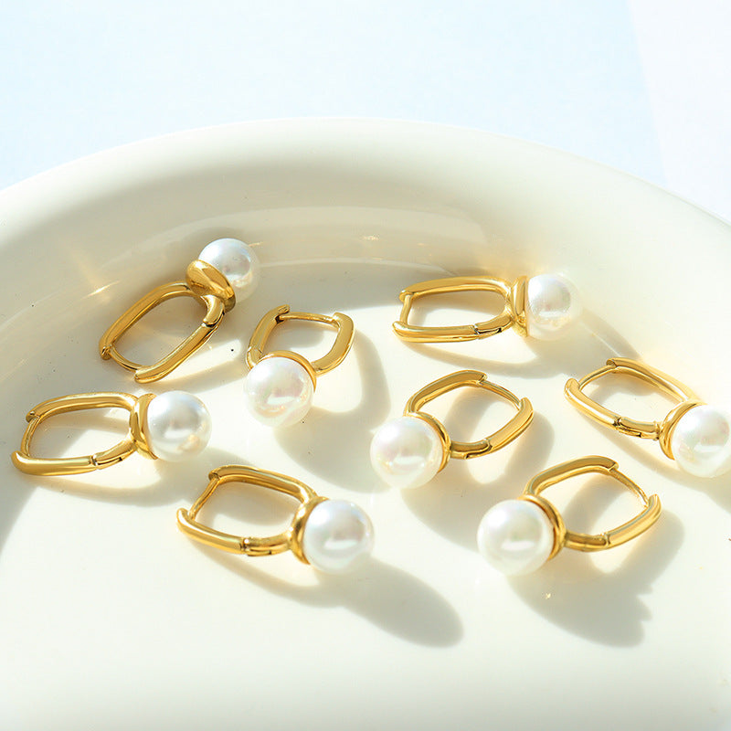 Boucles d'oreilles perles géométriques Veers