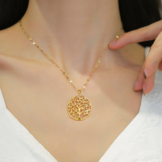Collier doré Arbre de Vie Lilia