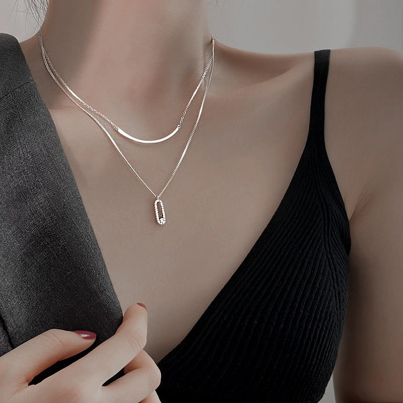 Collier cristaux superposés Gia