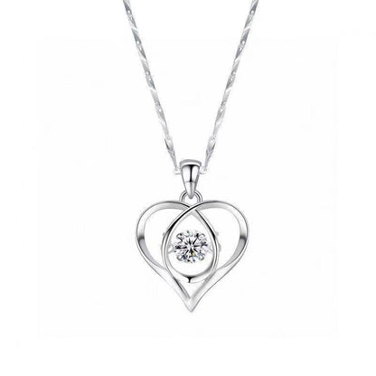 Collier cœur avec zircones Enmity