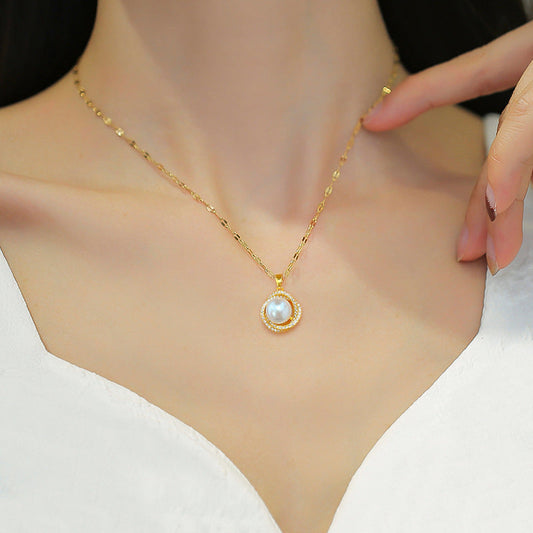 Pendentif perles Burchette