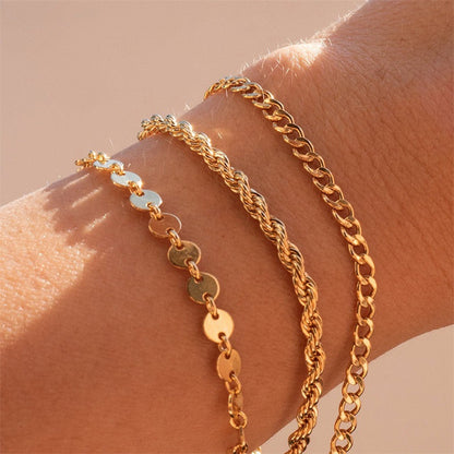 Bracelet chaîne tressée Olivia