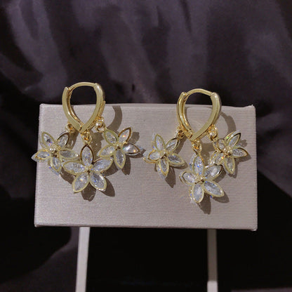 Boucles d'oreilles créatives Étoile de Printemps avec pendentif