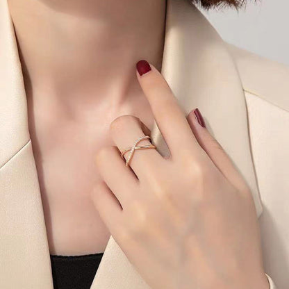 Bague dorée Harmonie d'Eva