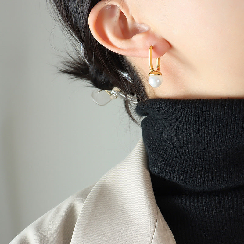 Boucles d'oreilles perles géométriques Veers
