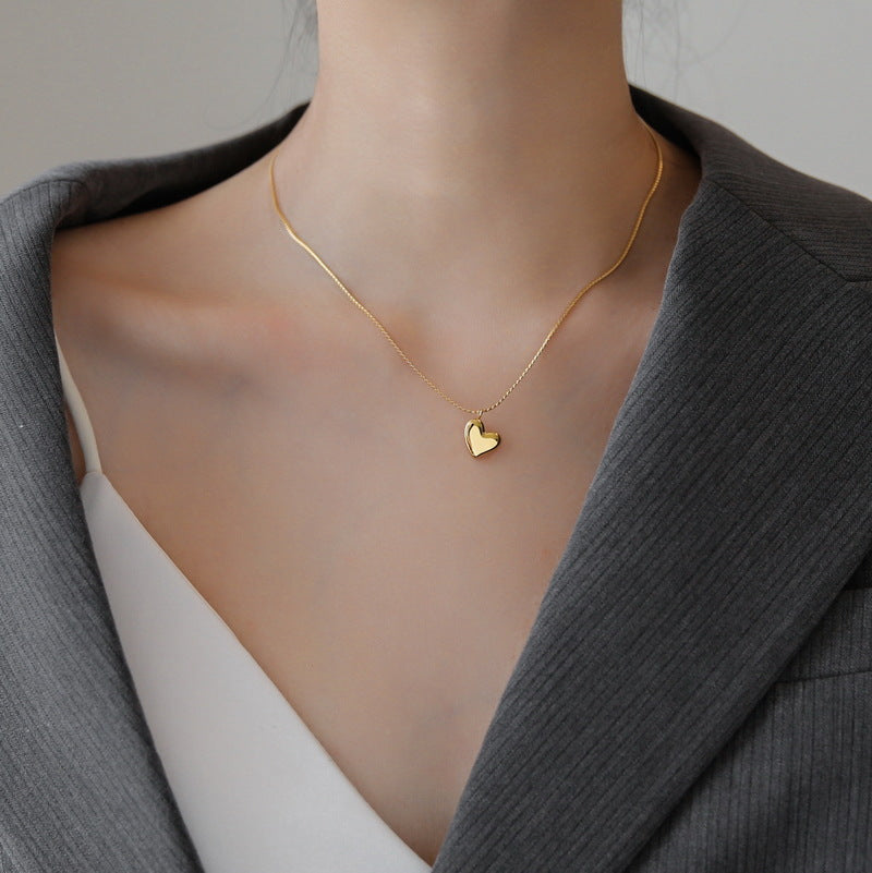 Collier cœur doré Dorothea