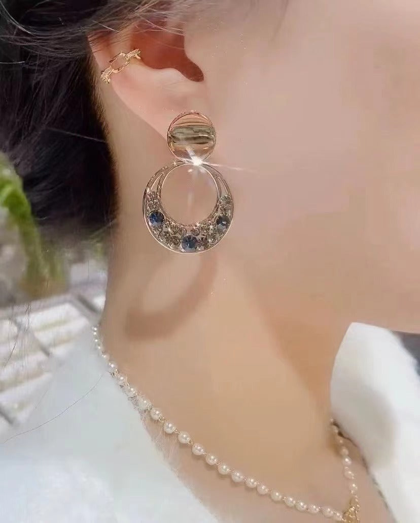 Boucles d'oreilles Lumina avec zircones