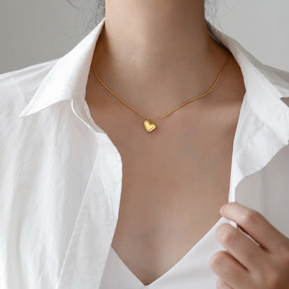 Collier cœur doré Dorothea