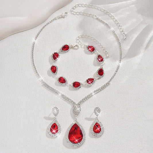 Thalira Bloodwynne Parure de Bijoux | Or Blanc