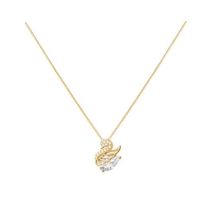 Collier Cygne de Cristal