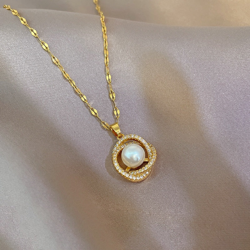 Pendentif perles Burchette