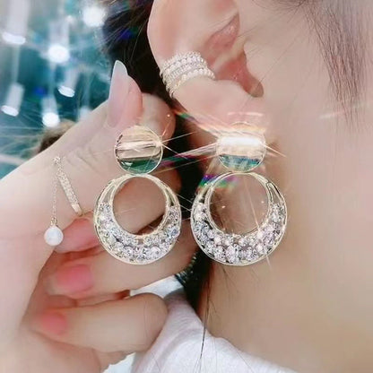 Boucles d'oreilles Lumina avec zircones