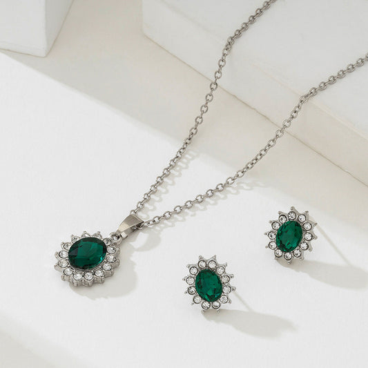 Ensemble de Bijoux Katya Smeryn | Or blanc