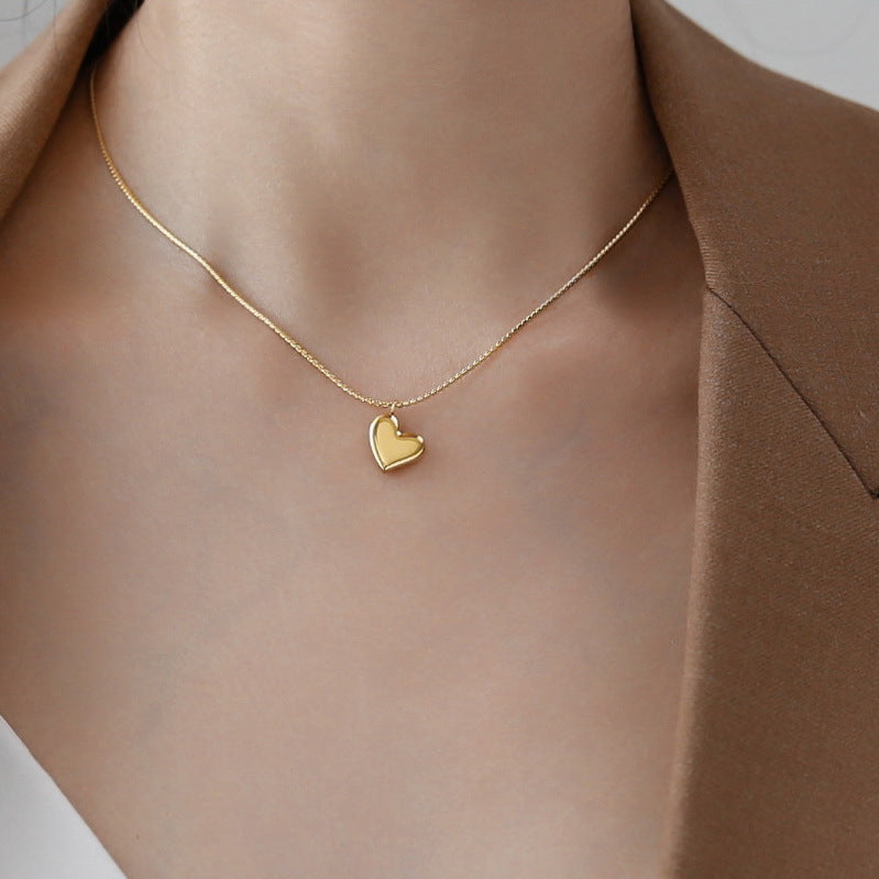 Collier cœur doré Dorothea
