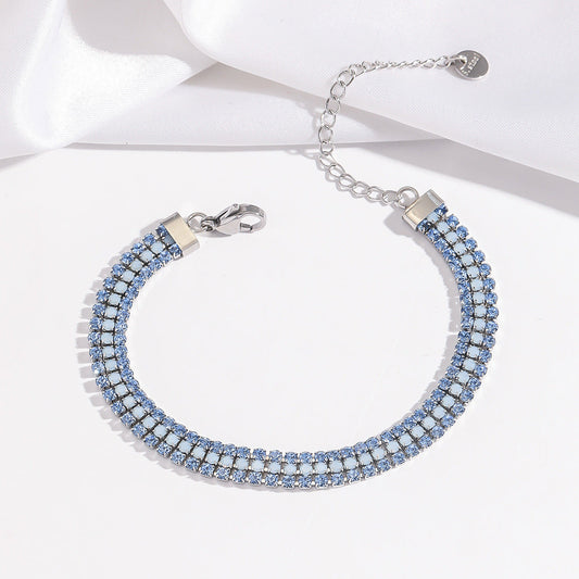 Bracelet Signature Shine | Or Blanc