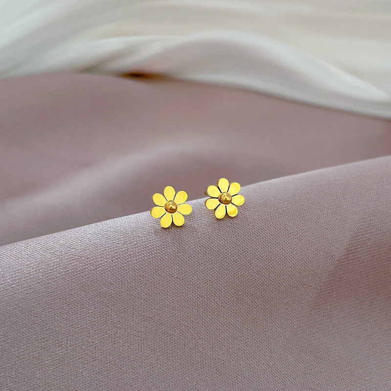 Boucles d'oreilles dorés Sunflora