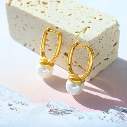 Boucles d'oreilles perles géométriques Veers
