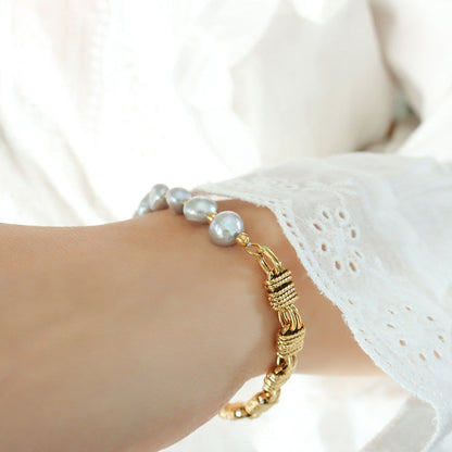 Bracelet de perles dorées Regalia