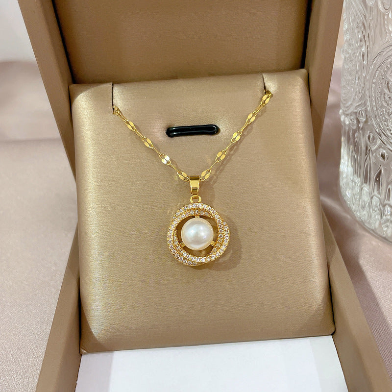 Pendentif perles Burchette