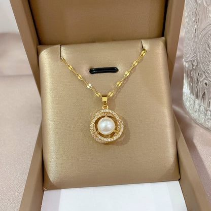Pendentif perles Burchette
