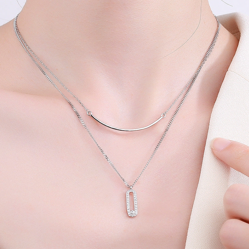 Collier cristaux superposés Gia