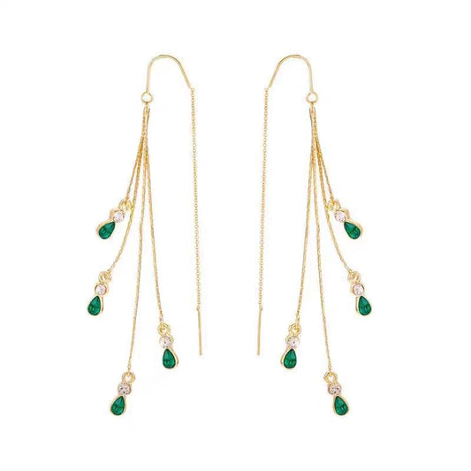 Boucles d'oreilles à Pompons Calista Moreau | Or