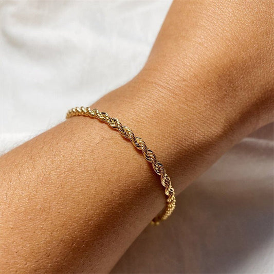 Bracelet chaîne tressée Olivia