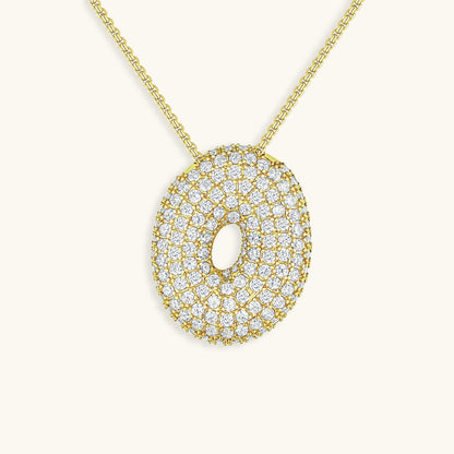 Collier initiale avec bulles Hailey