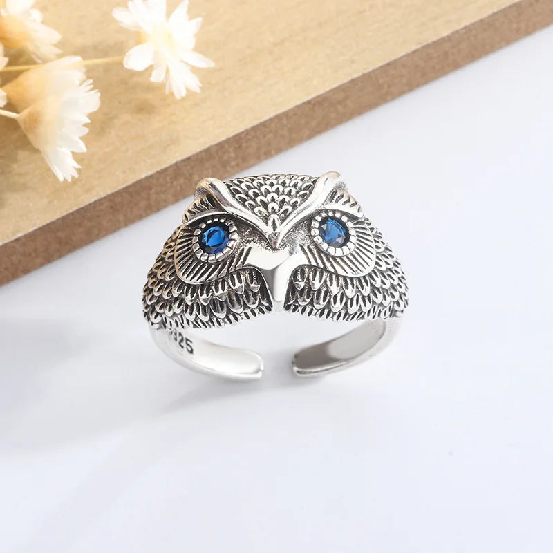 Bague Hibou Argent Sterling