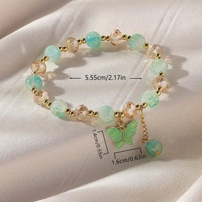 Bracelet Extensible Papillon Perles Magnifiques