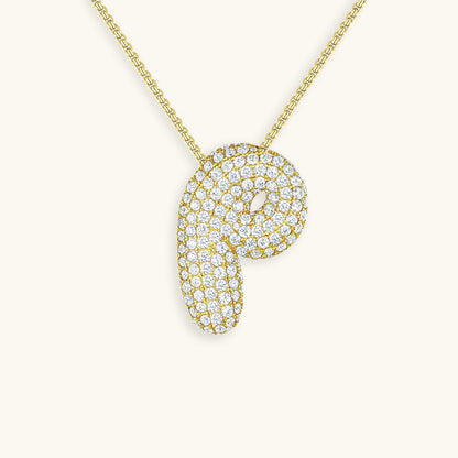 Collier initiale avec bulles Hailey